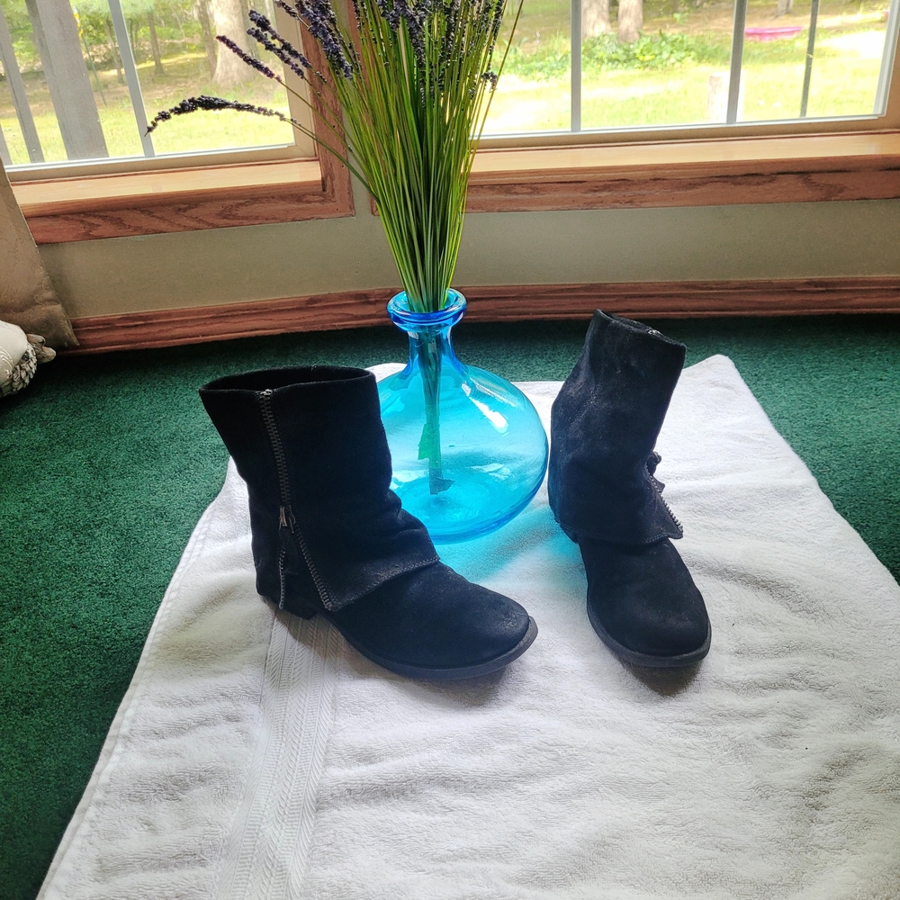 BareTraps Black Combat Boots